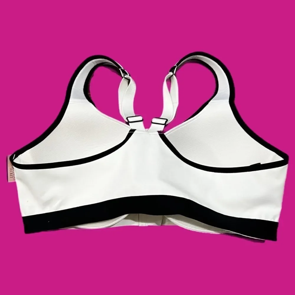 Victoria’s Secret knockout Maximum Support Front Close Sports Bra White